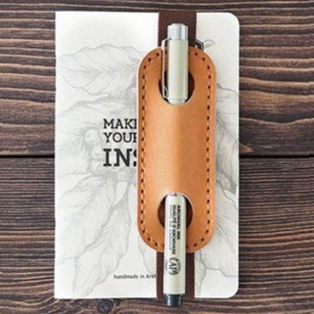 leather bookmark