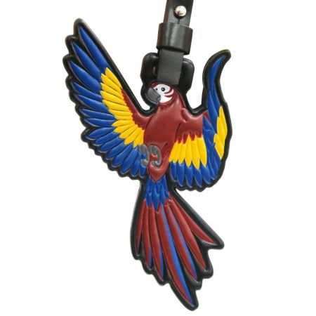 Genuine Leather Parrot Tag - Genuine Leather Parrot Tag
