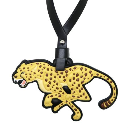 3D Jaguar lederen label - 3D Jaguar lederen label