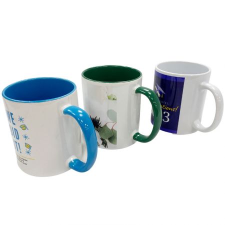 B2B promotional ceramic mugs with custom imprint
