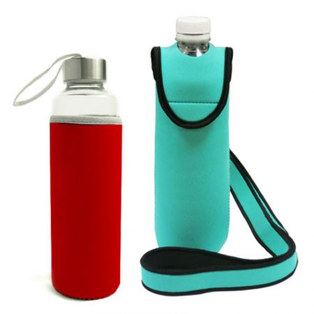 Neoprene Water Bottle Sleeves - Neoprene water bottle sleeves come in a variety of fabric colors