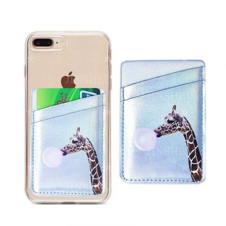 wholesale custom leather cellphone card wallets