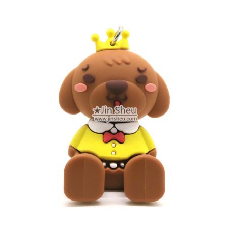 Cute Dog Puppy Smartphone Stand - PVC rubber smartphone stands