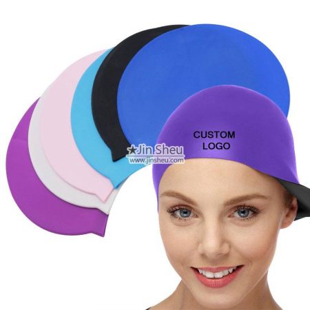 Silicone Swimming Caps - Silicone Swimming Caps with custom logos