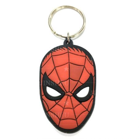 Super Hero Spiderman Rubber Keyrings - Advertising Movie Souvenir Keyrings