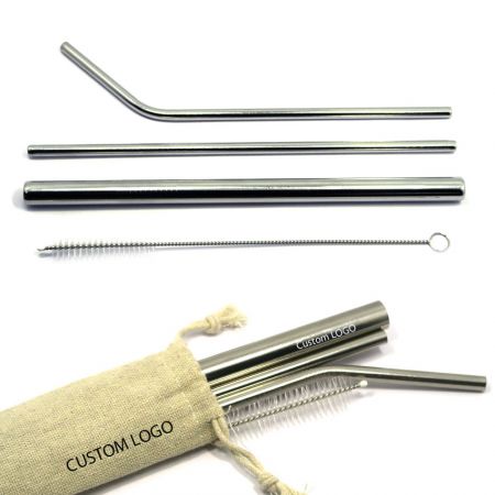 Reusable Stainless Steel Drink Straws - Stainless Steel Drink Straws