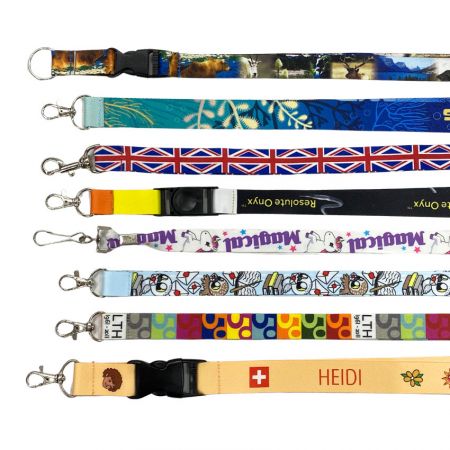 Sublimasjonsliner - Custom Logo Dye Sublimated Lanyards