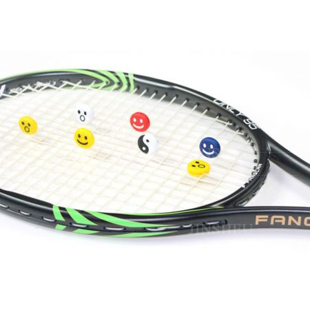 Custom tennis dampeners - 100% personalized tennis racket dampener is made of soft PVC or silicone material, and It is designed to help reduce vibration and noise when hitting the ball.