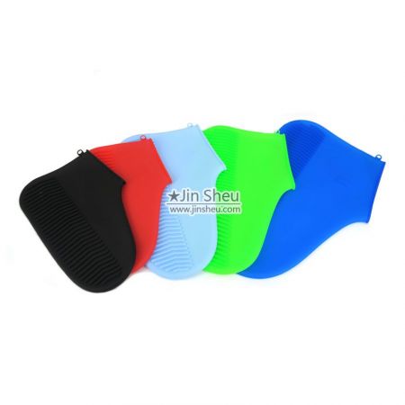 custom logo imprinted silicone rubber overshoes