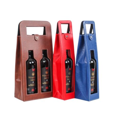 Leather Wine Bag Wholesale - wholesale leather wine totes
