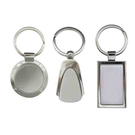 Metal Keychains (Open Design) - Open designed metal keyrings