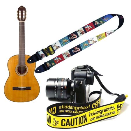 Camera- en gitaarriemen - Camera draagbanden