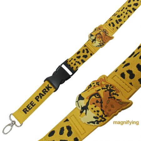 Lanyard with Soft PVC Labels - Lanyard with Soft PVC Labels