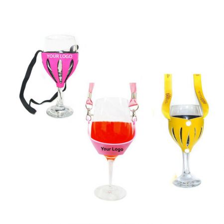 Wine Glass Holder Necklaces - Custom Wine Glass Holder Necklace