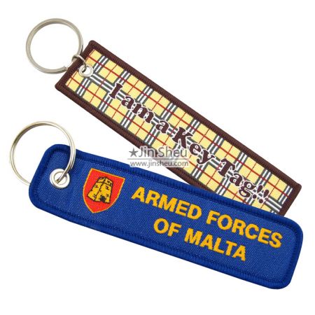 Woven Remove Before Flight Tag - Woven Key Tags