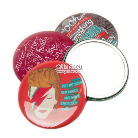 Button Badges with Mirrors - Button Badges with Mirrors