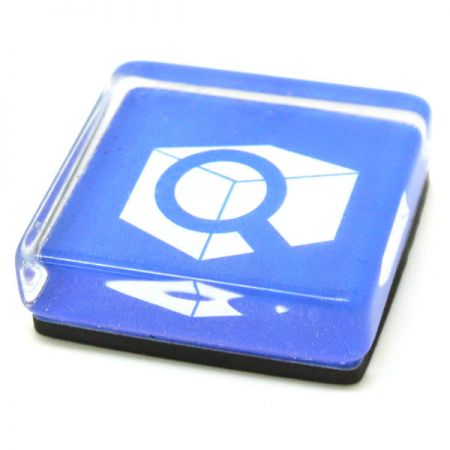 Crystal Glass Fridge Magnets - Custom Made Glass Magnets