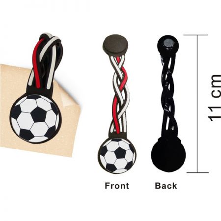 Promotional Braided Style PVC Magnetic Bookmark - Promotional Braided Style PVC Magnetic Bookmark