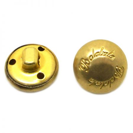 金属製の衣類のボタン - 金属製の衣類のボタン