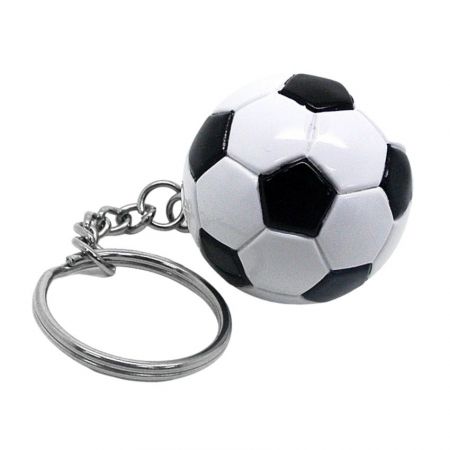 Soccer Ball Pvc Keychain - Sports Keychains