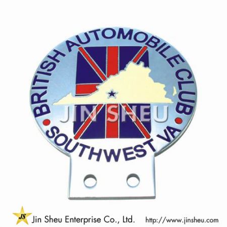 British Automobile Club Badge - military auto emblems and badges