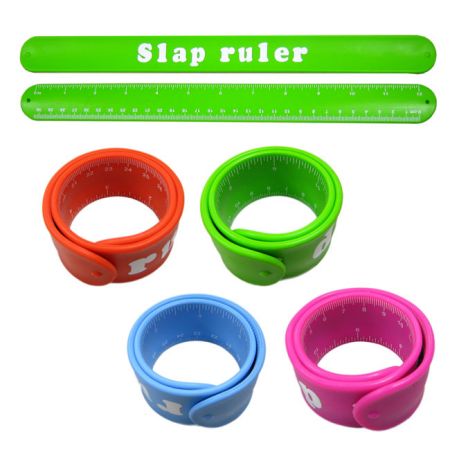 Colorful Slap Band Rulers - Colorful Slap Band Rulers
