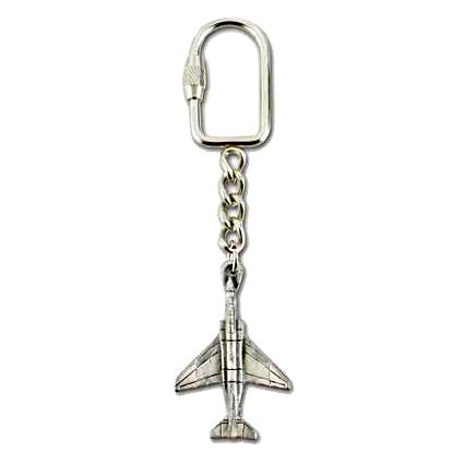 Pewter Airplane Key Chain