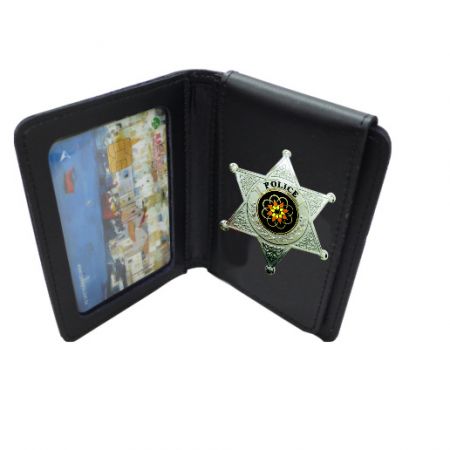 Skórzane portfele z odznakami - Skórzane portfele z odznakami