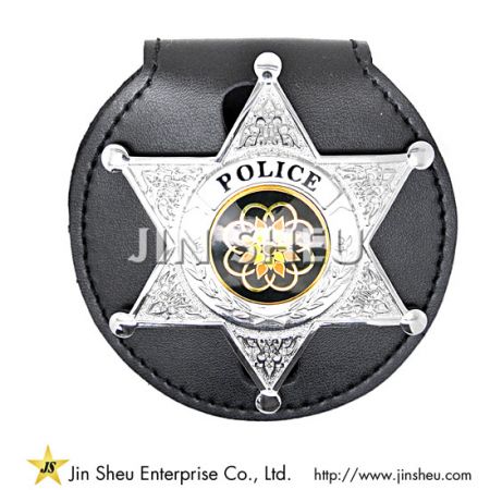 Belt Clip Badge Holder - Leather Badge Holders