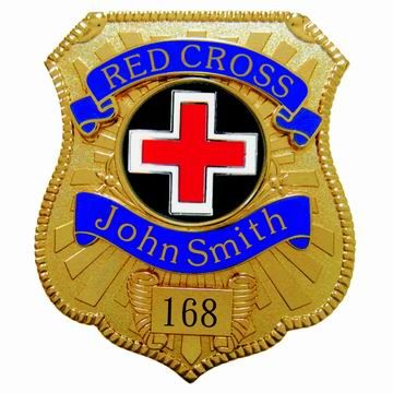 Red Cross Police Badges - Red Cross Police Badges