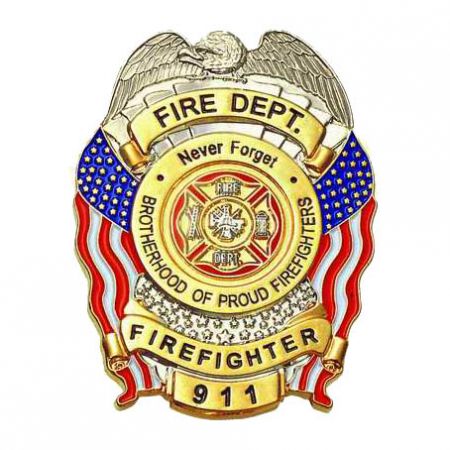 Firefighter Badges - Personalized High Quality Firefighter Badge
