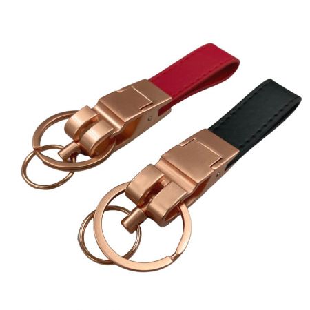 Custom Made Leather Keychain - Custom Made Leather Keychain