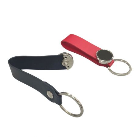 Customized Leather Keychain - Customized Leather Keychain