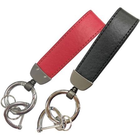 Personalized Leather Keychain - Personalized Leather Keychain