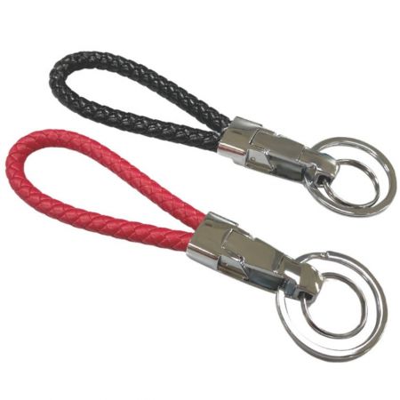 Custom Made Leather Key Chain - Custom Made Leather Key Chain
