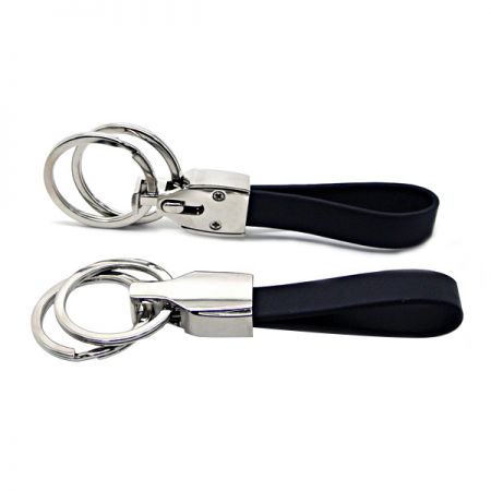 Leather Valet Key Fob - Souvenir Leather Key Chain