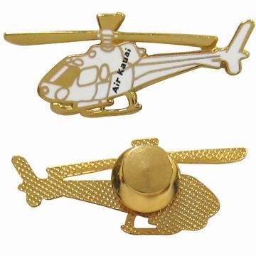 Helicopter Tie Tack Pin - Helicopter Tie Tack