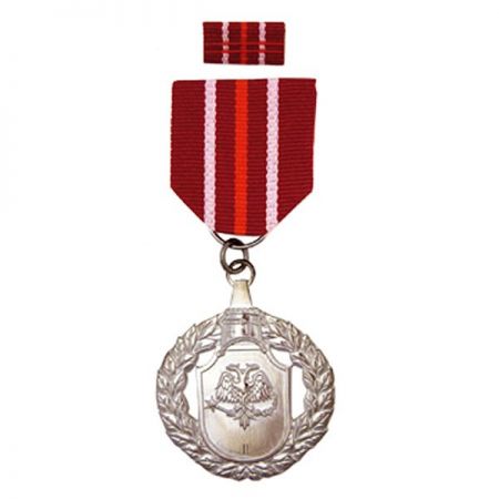 Custom Conduct Medal with Mounting Ribbon Bar - Custom Conduct Medal with Mounting Ribbon Bar