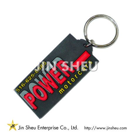 Custom 3D Soft PVC Keychains - Personalised Keyrings