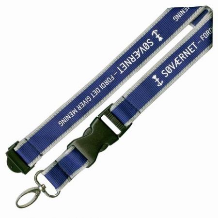 Reflective ID Lanyards - Woven Reflective Neck Straps