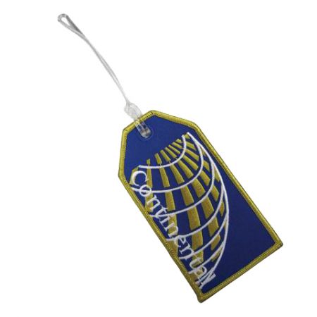 Continental Airlines Embroidered Luggage Tag - Continental Airlines Embroidered Luggage Tag
