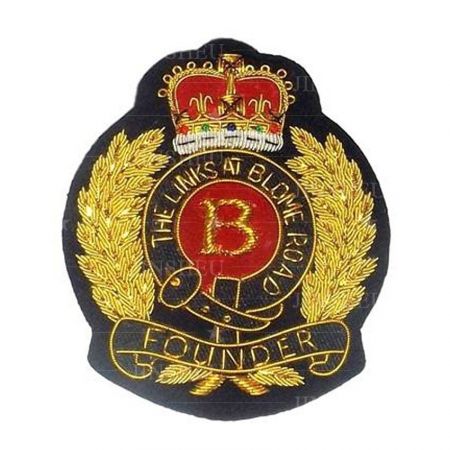 Blazer Badges/ Bullion Badges - Custom Made Blazer Badges/ Bullion Badges