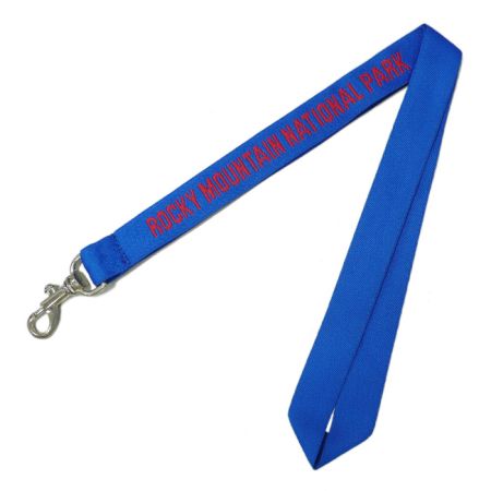 Polyester Lanyards with Woven Logo - Polyester Lanyards with Woven Logo