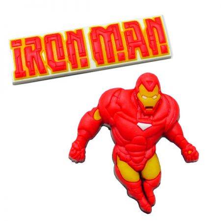Gumowe zawieszki do butów Iron Man - Gumowe zawieszki do butów Iron Man