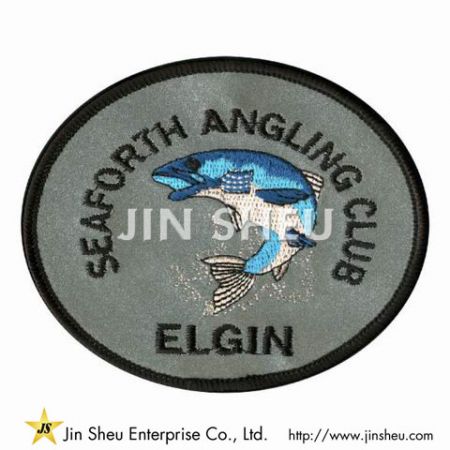 Reflective Patch with Embroidery - Reflective Embroidery Patch