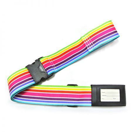 Promotional Polyester Luggage Strap With Detach Buckle - Promotional Polyester Luggage Strap With Detach Buckle