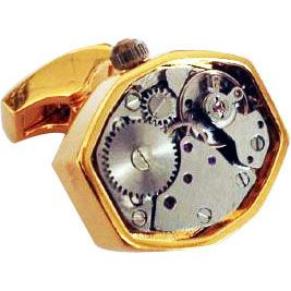 Metal Watch Cufflinks - steampunk watch cufflinks