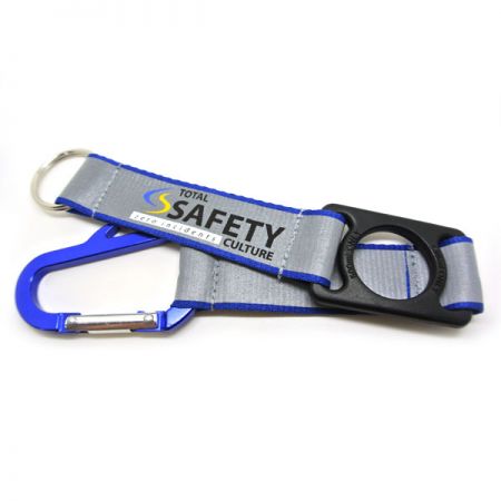 personalized logo carabiner keychain