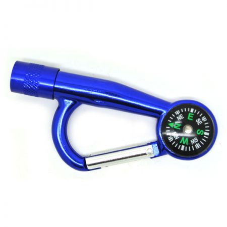 custom compass carabiner key chain