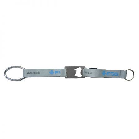 Compass Keychain Bottle Opener Flint Fire
